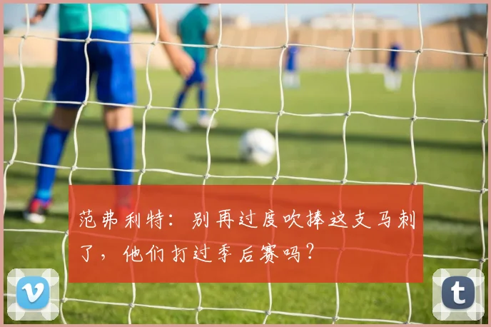 范弗利特：别再过度吹捧这支马刺了，他们打过季后赛吗？